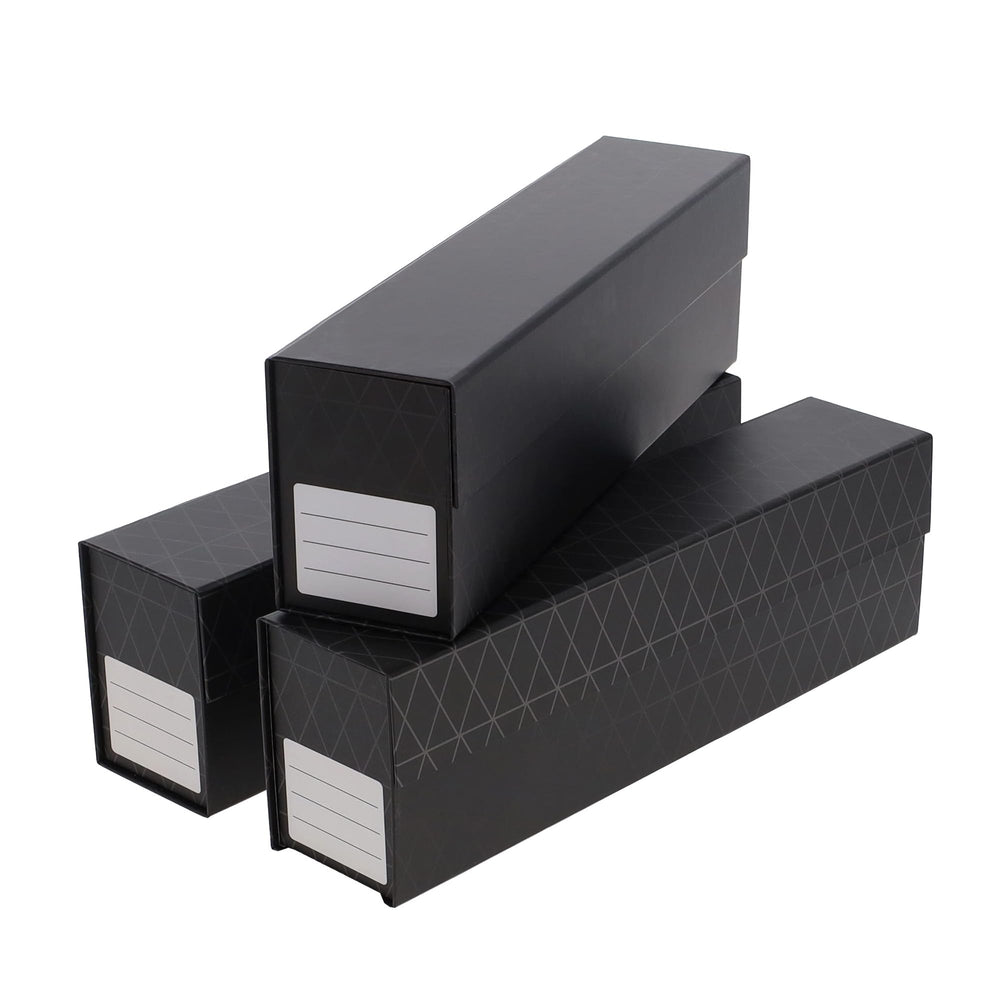 BCW QuickFold sturdy-storage with rigid cardstock for protection and a neat shelf display.