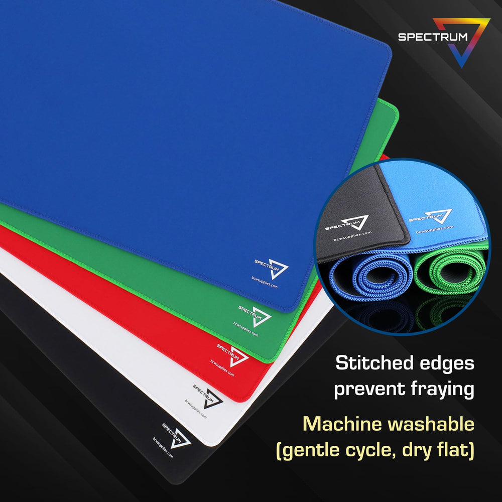 BCW Spectrum Playmat soft cushioned surface offers comfortable grip.