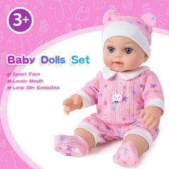 BDDOLL 12in baby doll socks keep tiny feet cozy during care play.