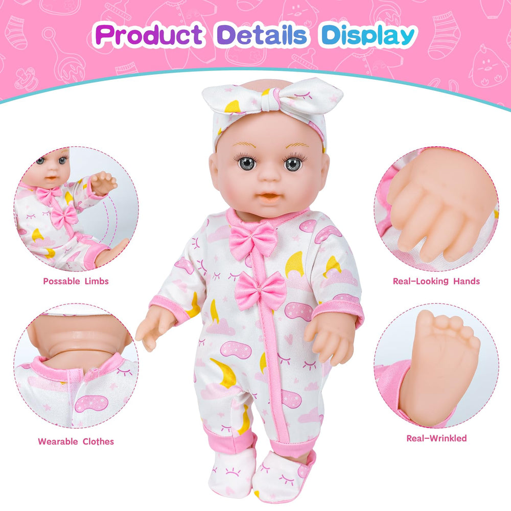 BDDOLL eye mask and slippers for cozy sleepover pretend play.