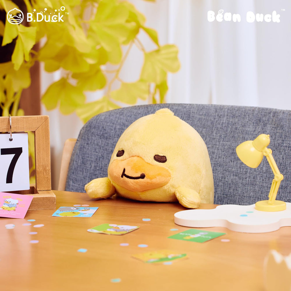Soft plush texture of B.Duck Posture Pal for relaxing breaks.