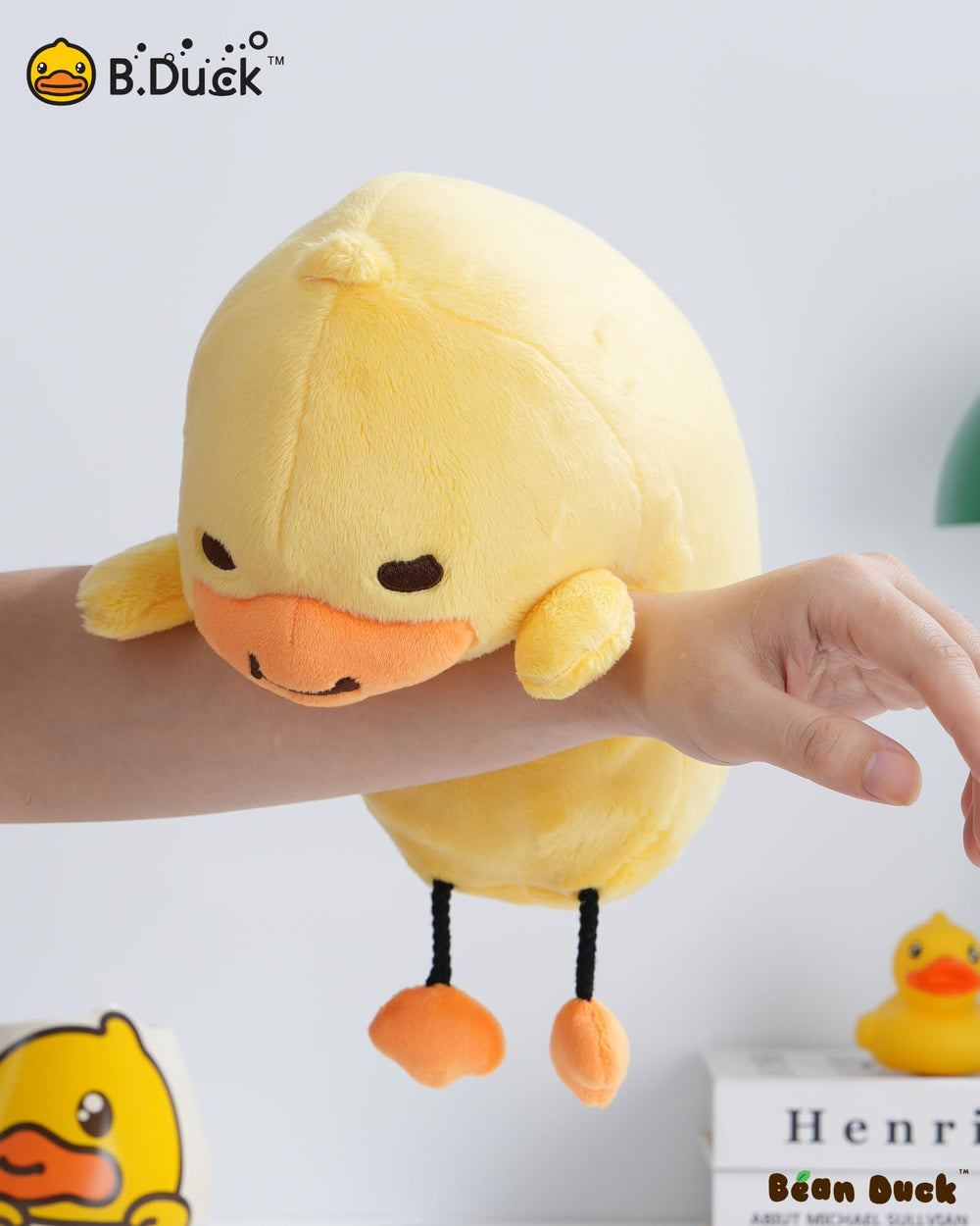 Top-down view of the compact bean duck for small spaces.