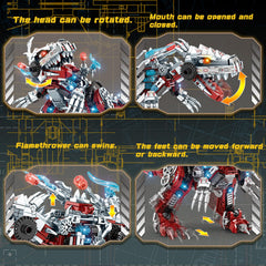 BDXEJV STEM 2-in-1 red dino detail sparks imaginative pretend play