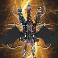 BDYDT Dragon Series Dark Three Headed Dragon King 1400 pieces for a substantial build.