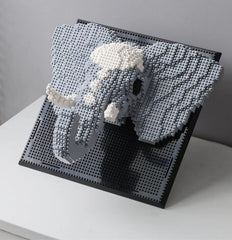 BDYDT elephant blocks collage tools enable flexible artistic wall arrangements