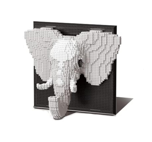 BDYDT wall art elephant blocks setup displays decorative living space