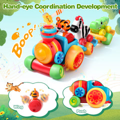 Beacron tiger animal car enhances imaginative play for toddlers.