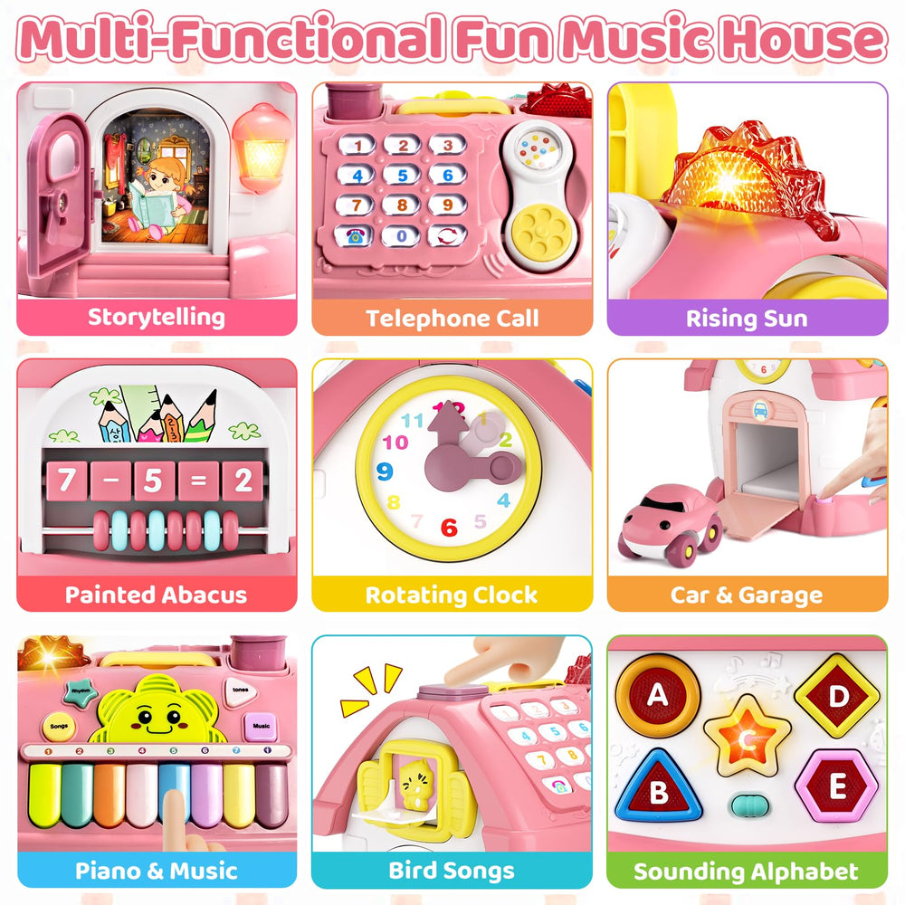Beacron motor skills development with interactive buttons and keys boosts finger dexterity