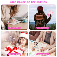 Beadsky Diary pink gift-ready packaging appeals to teens.