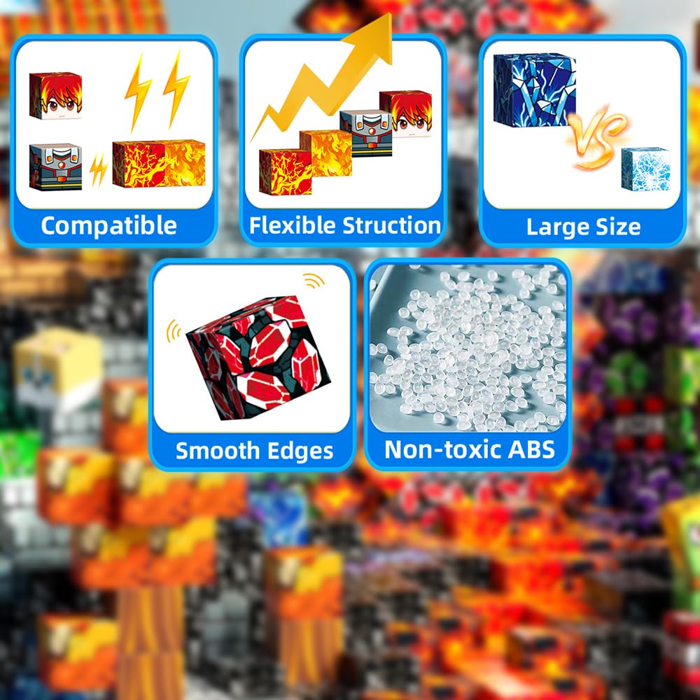 Close-up of Beamryx blocks shows safe, non-toxic construction for worry-free play.