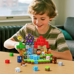Beamryx magnetic blocks imaginative forest world play enhances spatial skills.