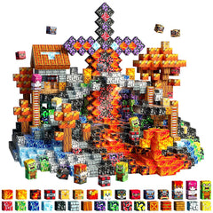 Beamryx magnetic cubes and tiles in action encourage hands-on building and spatial learning.