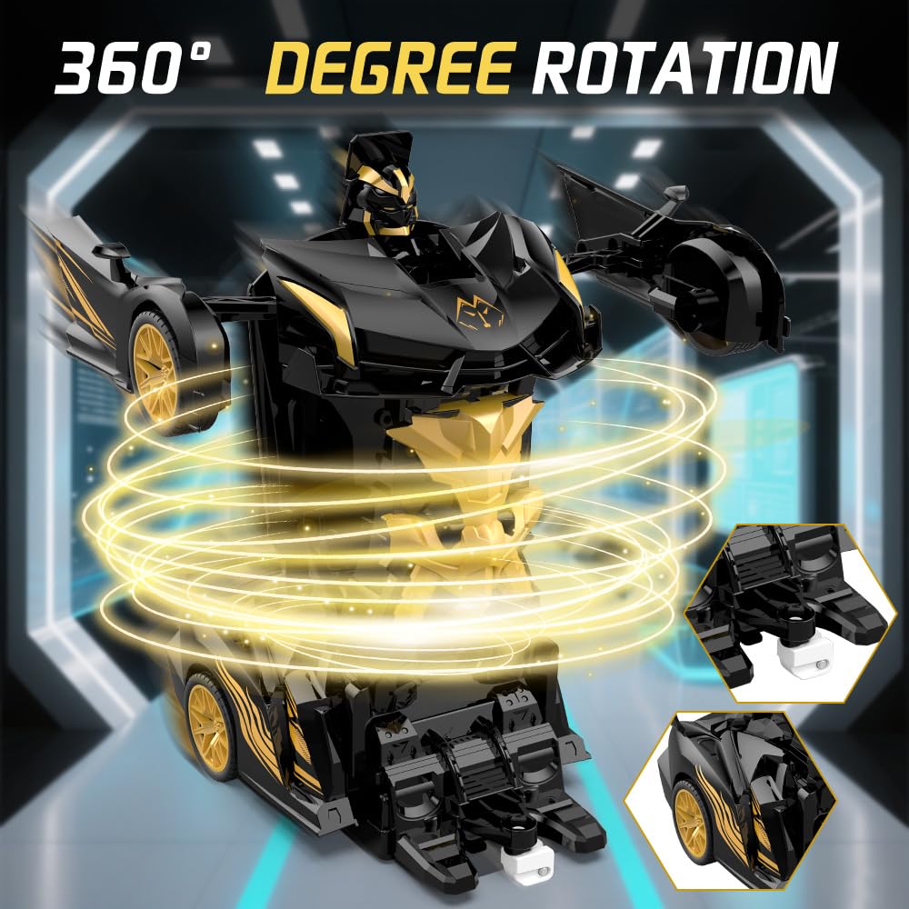 Beamryx RC car performing a 360-degree rotation during stunts