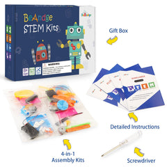 BeAndge STEM kit electric flying chair captures rotating motion and engineering curiosity.