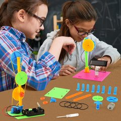 BeAndge STEM kit motors and DC motor enable smooth motion.