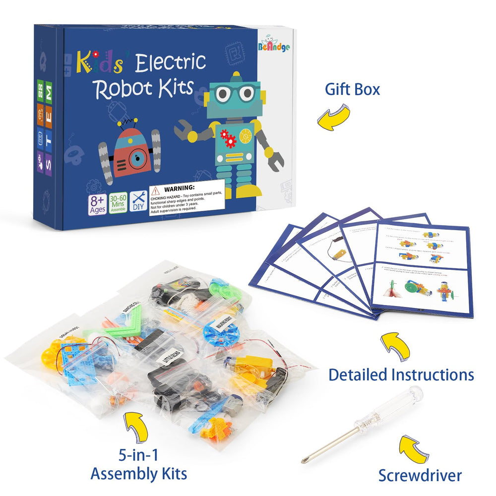 BeAndge gear gecko robot for creative engineering play.