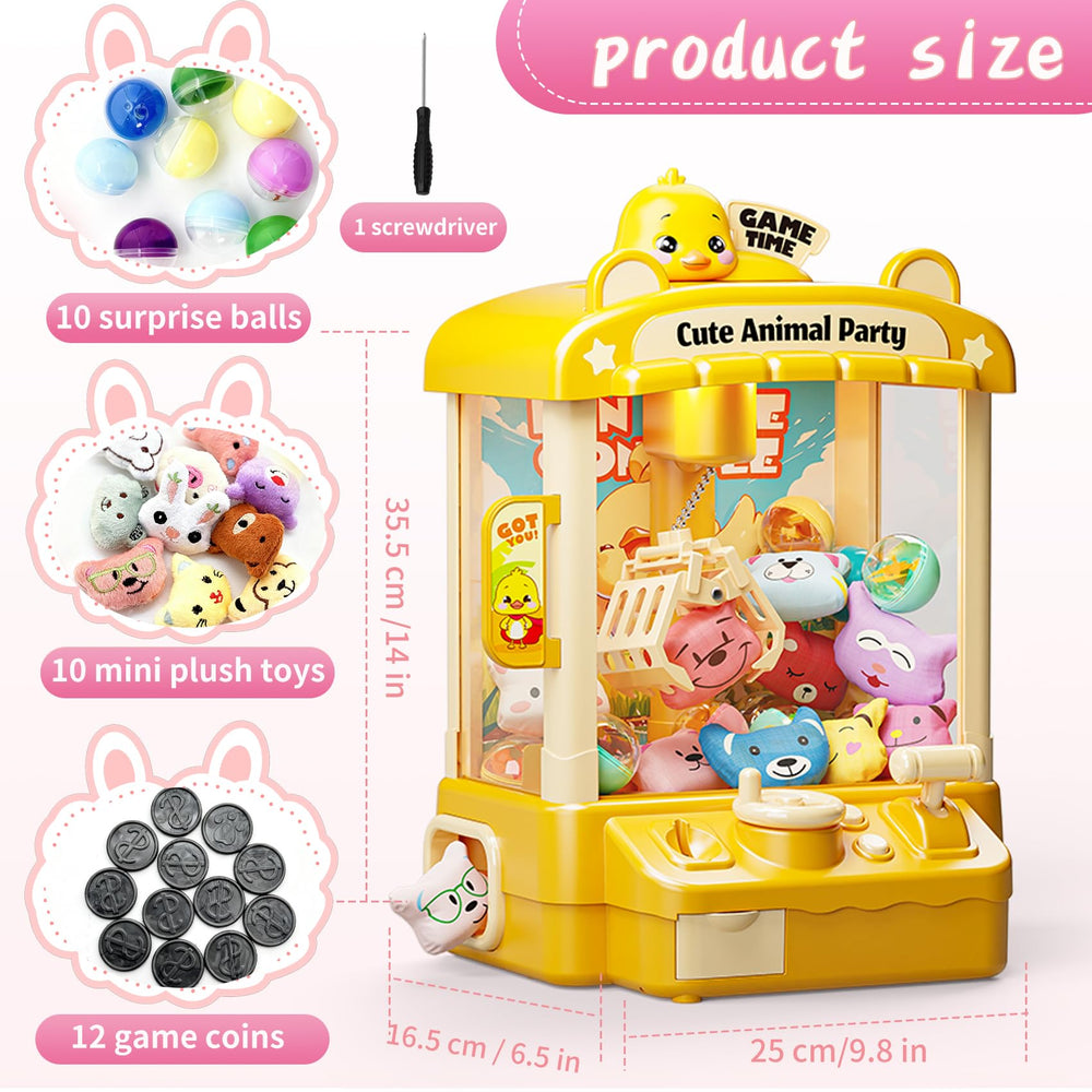 Bearbao Claw Machine uses a joystick grab for easy, engaging prize catching