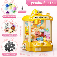 Bearbao Claw Machine uses a joystick grab for easy, engaging prize catching