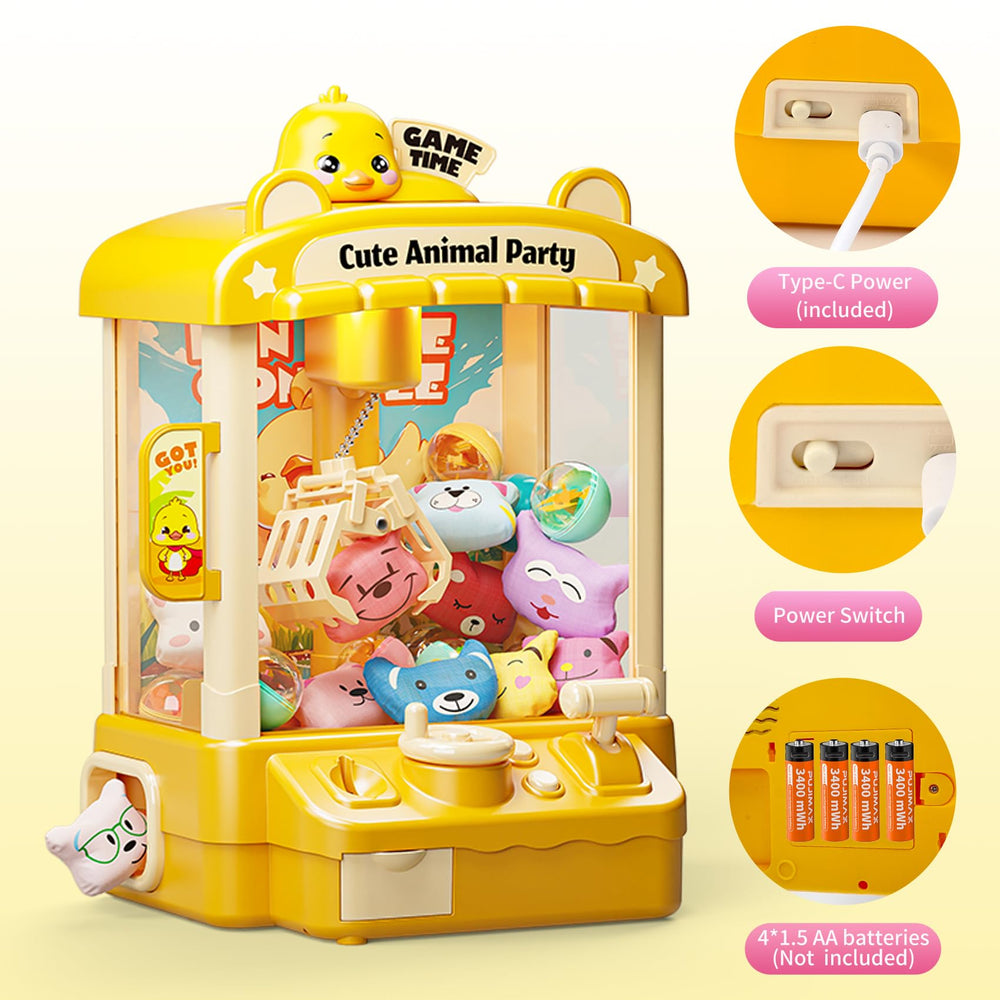 Bearbao Claw Machine offers quiet mode for calmer, flexible play sessions