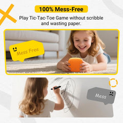 BearHonie 4-in-1 handheld Tic Tac Toe buttons close-up, tactile control.