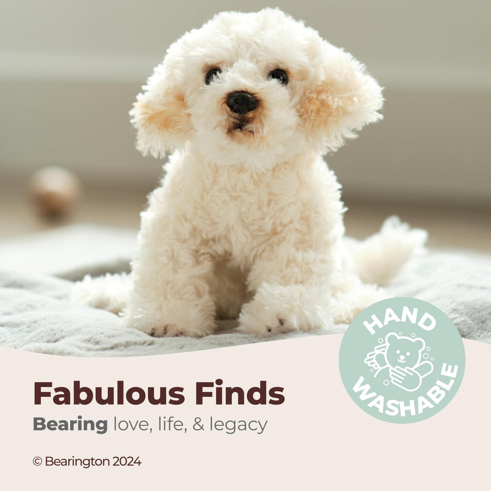 Bearington Bisquit Maltipoo details provide lifelike features for imaginative play.