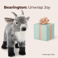 Bearington Garret Goat soft fur texture invites cozy cuddles