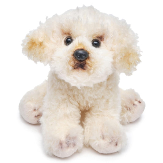 Bearington Lil' Bisquit full-body 6-inch plush puppy ready for cuddles.