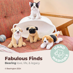 Bearington Lil' Hunter Beagle face and smile showcasing friendly expression