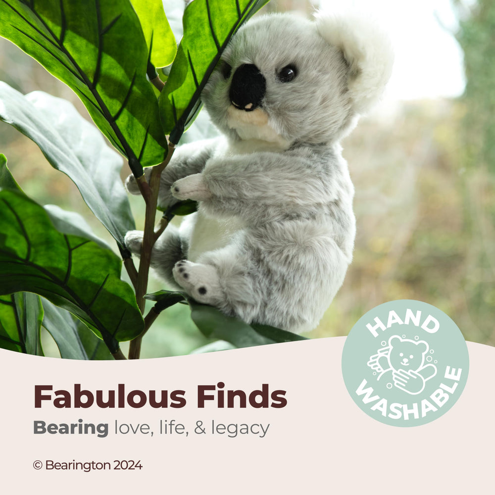 Bearington Lil' Joey Koala hand-sewn nose detail adds crafted charm