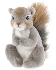 Bearington Lil' Peanut Squirrel 7-inch front view with soft plush for cuddles.