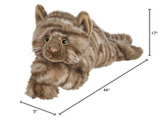 Bearington Louie life-like cat face ready for shelf display and imaginative storytelling