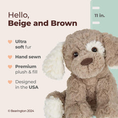 Bearington Pal with ultra-soft fur for cozy snuggles