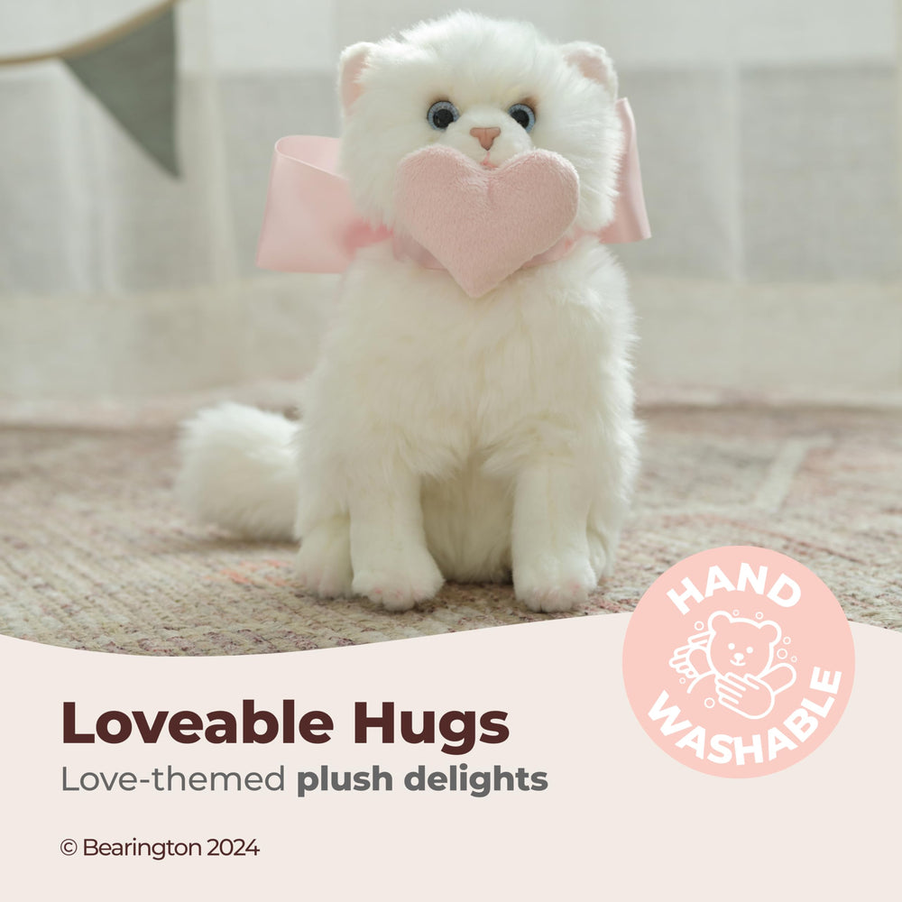 Bearington Pretty Kitty realistic cat-face detail inspires gentle pretend adventures.