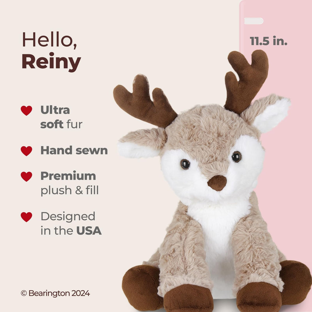 Bearington Reiny soft plush fur closeup highlighting luxuriously cuddly texture for comforting hugs.