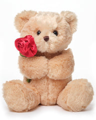 Bearington Remington teddy bear face close-up, ultra-soft plush ideal for comforting hugs.