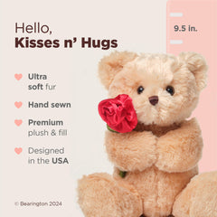 Bearington Remington teddy bear gift-ready packaging signals a thoughtful anniversary or Valentine's gift.