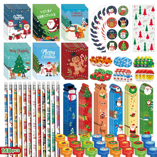 Bearun 168pcs Christmas party favors packaging for festive events