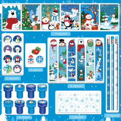 BEARUN erasers 24-pack: playful seasonal tools for art projects and assignments.