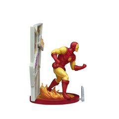 Beast Kingdom Iron Man D-Stage armored sculpt shows intricate lines and form.