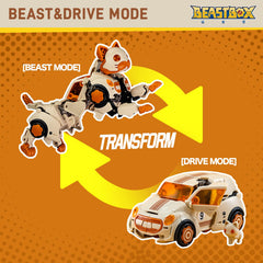 BEASTBOX BEASTDRIVE BD-16 in race car mode ready for action and display