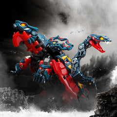 Clear instruction manual facilitates easy cube-to-mecha transformation