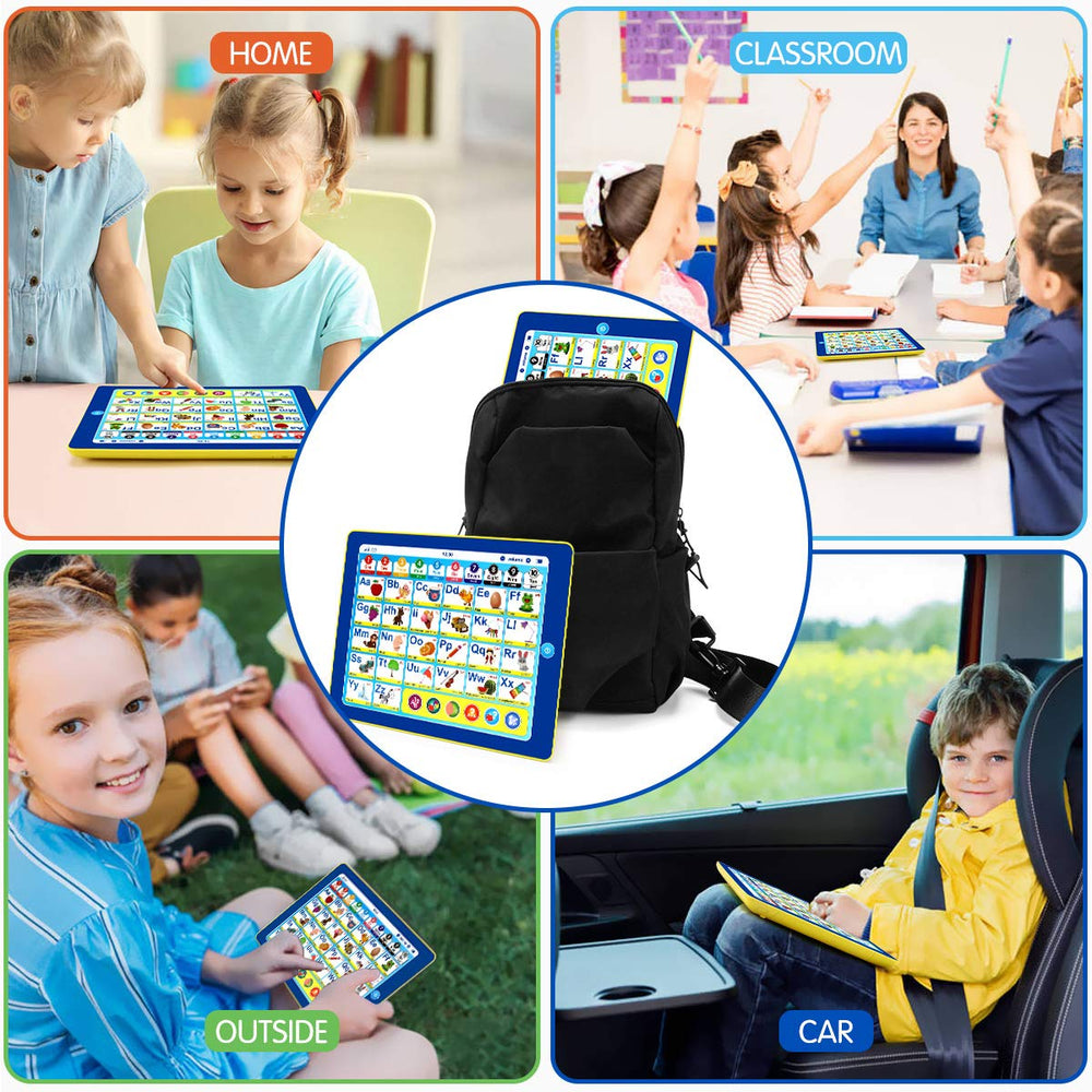 BEAURE 6-in-1 Kids Tablet volume control and battery saver support calm use