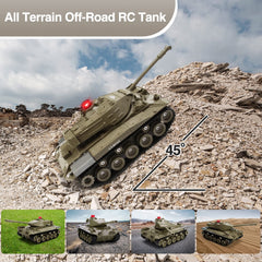 BEAURE M41A3 off-road tank climbs lawns and beaches.