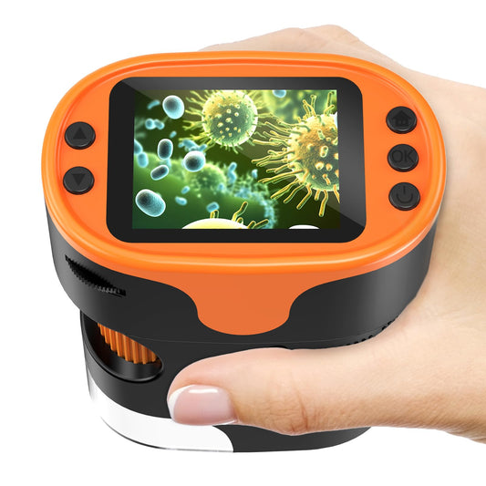 BEBANG 1000X handheld microscope with slides: discover tiny details up close.