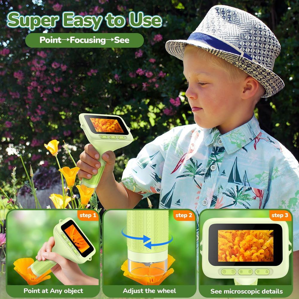 BEBANG eight-LED lighting shot enabling clear observations in any environment