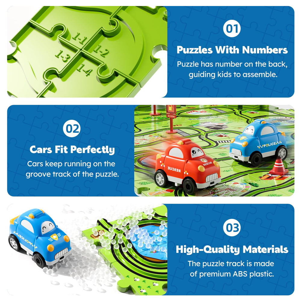 Beby Buty kids explore city routes using signs and roads.