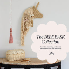 BEBE BASK doll bed enhances kids' rooms with charming, storybook vibe.