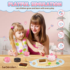 Beberolen chocolate cookie piece adds sweetness to pretend desserts.