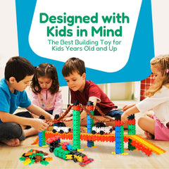 Satisfying click of BEBLOX connections helps kids stay focused