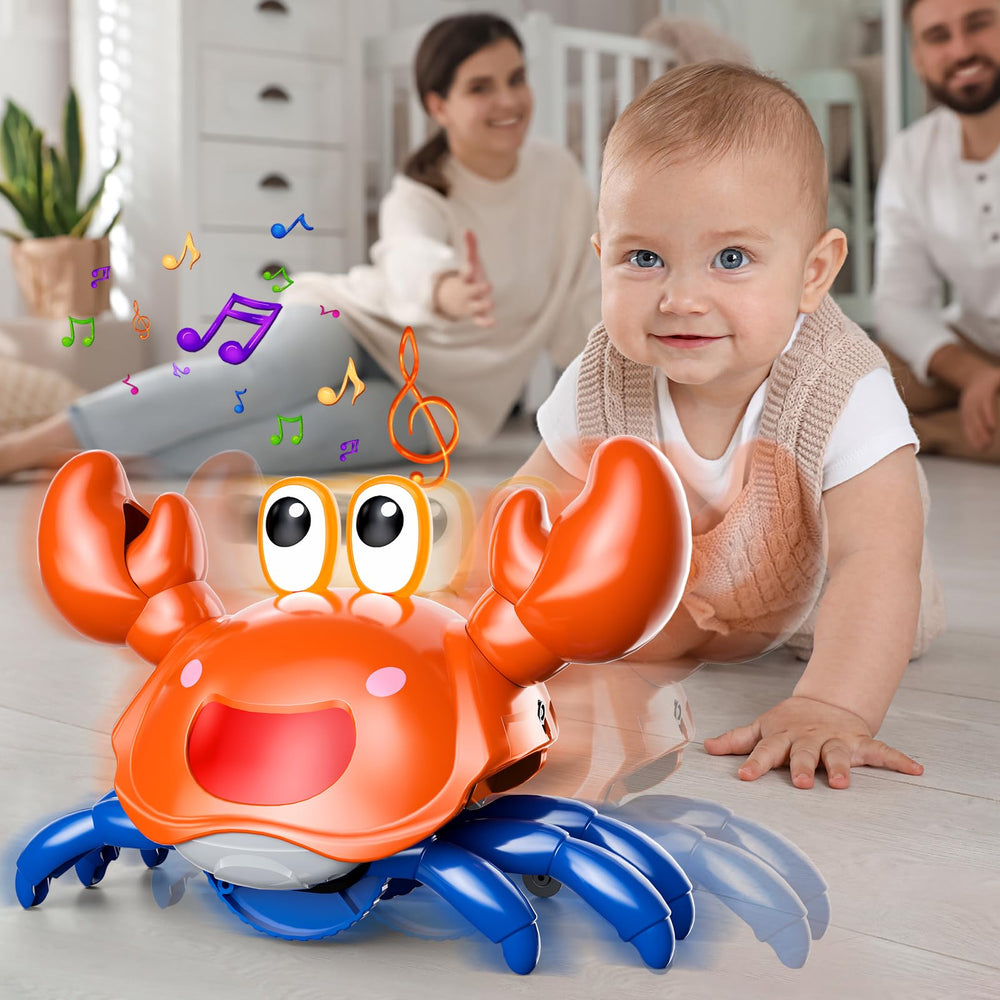 Beby Buty Crawling Crab toy with vibrant colors and moving motion